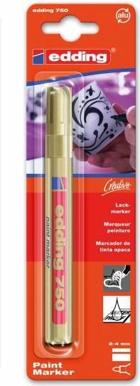 Immagine prodotto Edding Marcatore a vernice lucida 750 (Oro, 4 mm, 1 x)
