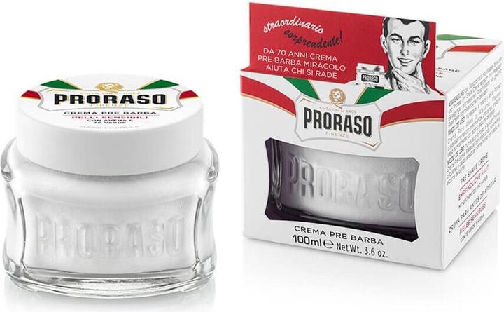 Proraso White Pre-Shaving Cream (100 ml, Rasiergel)