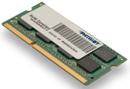 Actual product image Patriot signature line (1 x 4GB, 1333 MHz, DDR3-RAM, SO-DIMM)