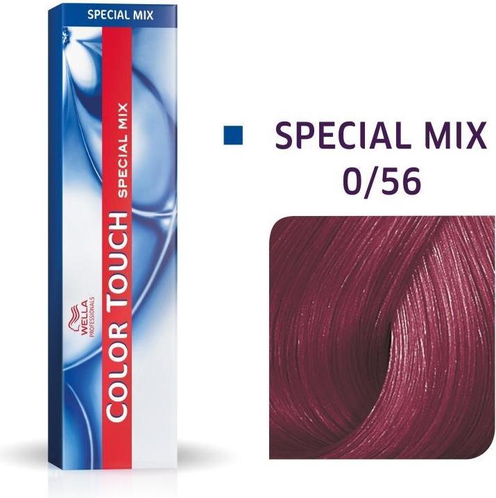 Produktbild Wella Professionals Color Touch Semi Permanent Hair Color Special Mix 0/56, Mahon Violet, 60ml (0, 56 Mahagoni Violett)