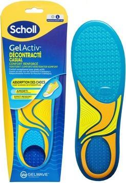 Actual product image Scholl GelActiv Men's Shoe Insoles for Casual Shoes - Increased Comfort with Memory Foam and GelWave