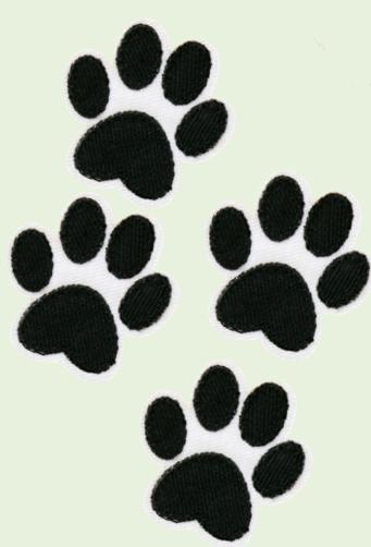 Productafbeelding Mono Quick Pfoten (4 Pcs., 3.70 x 3.70 cm)