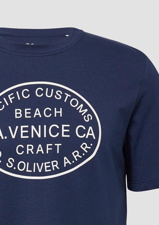 Produktbild S.Oliver T-Shirt T-Shirt mit Crew Neck und Frontprint (M)