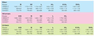Nutritional values and ingredients KV+ Cross pants unisex with removable braces (XL)