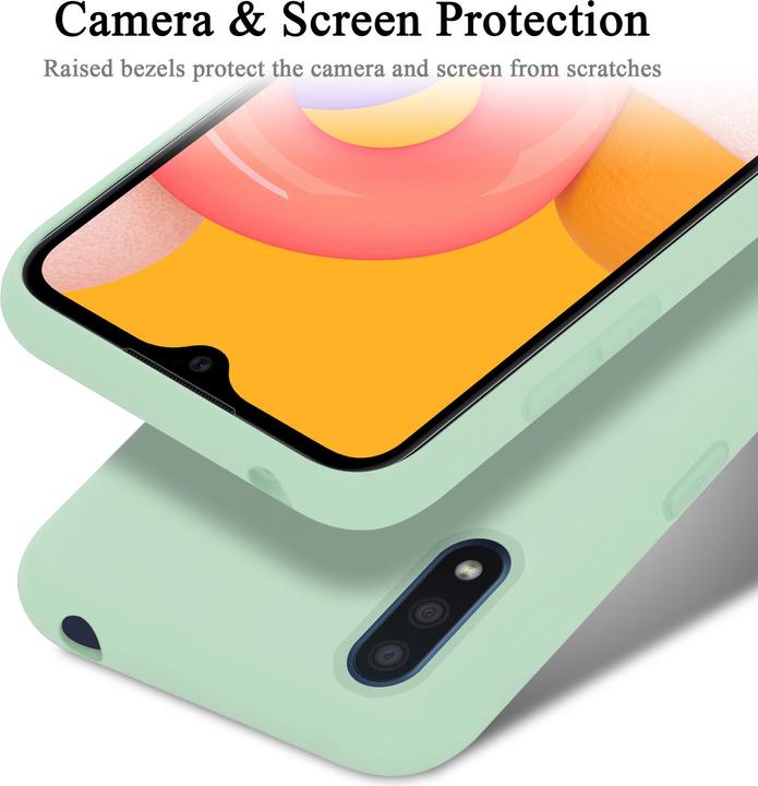 Produktbild Cadorabo TPU Liquid Silicone Case Cover (Samsung Galaxy A01)