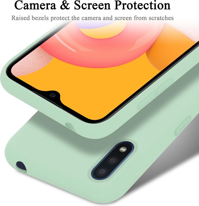Produktbild Cadorabo TPU Liquid Silicone Case Cover (Samsung Galaxy A01)
