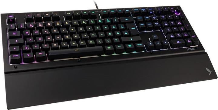 Immagine prodotto Das Keyboard X50Q, DE Layout, morbido tattile Omron (DE, Cablato)