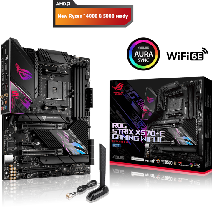 Produktbild ASUS ROG Strix X570-E Gaming Wifi II (AM4, AMD X570, ATX)