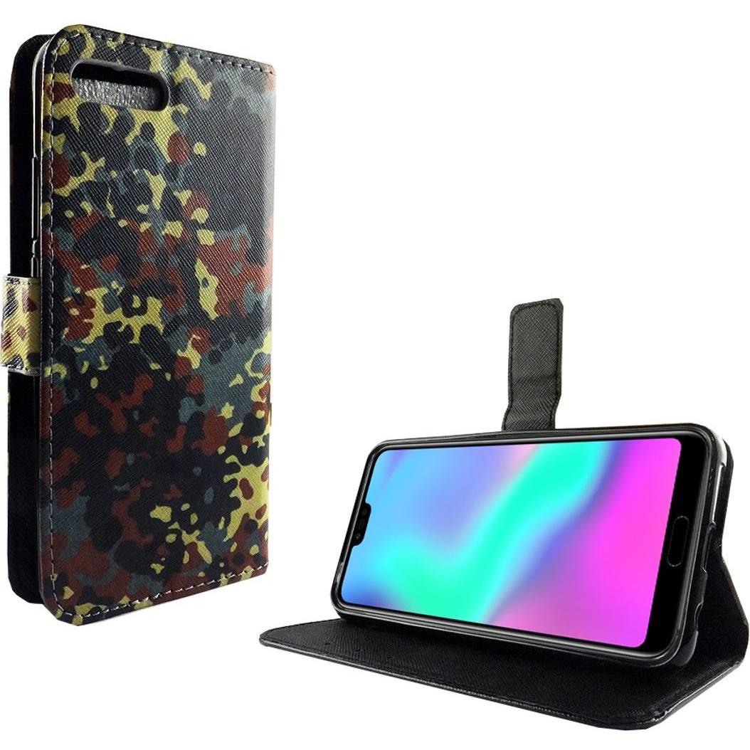 König Design Hülle Handy Schutz für Huawei Honor 10 Case Cover Tasche Wallet Etui Handyhülle (Honor 10), Smartphone Hüll...
