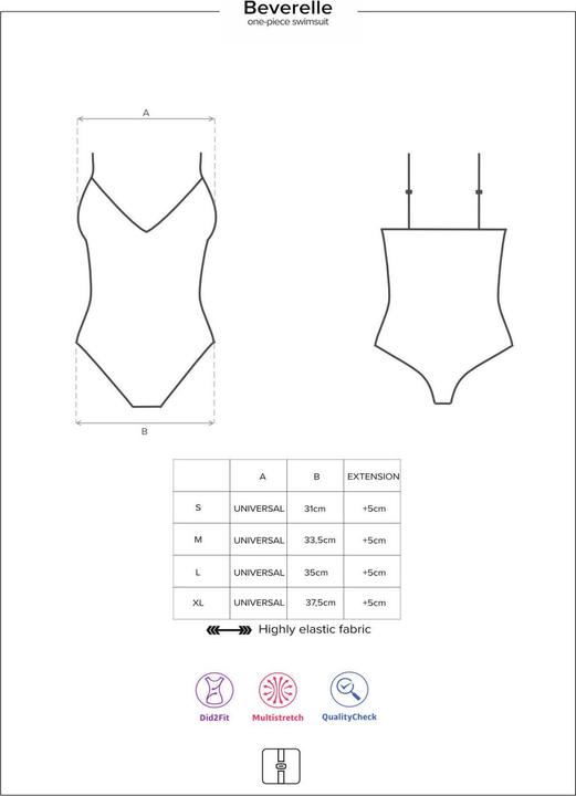 Actual product image Obsessive Beverelle Black (M)