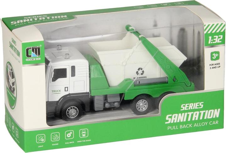 Produktbild LKW mit Müllcontainer, Licht und Ton