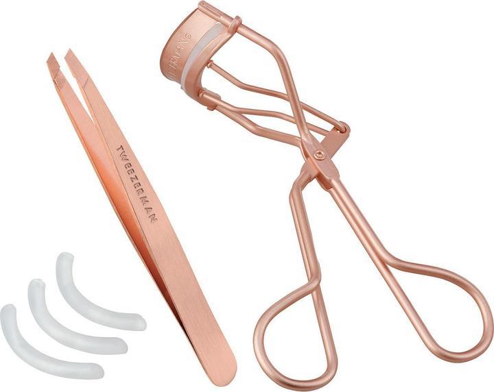 Tweezerman Rose Gold Lash and Brow Grooming Set