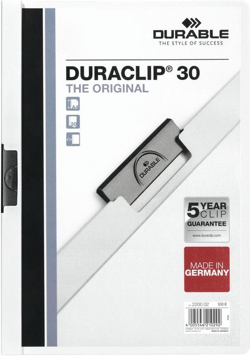 Actual product image Durable DURACLIP 30 25 ST 220002 (A4, 25 x)