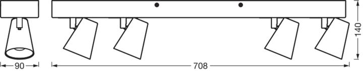 Produktbild Ledvance LEDV LED-Deckenleuchte (1335 lm)
