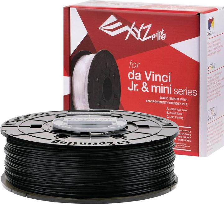 Image du produit XYZprinting Filament PLA Carbon Black 600g (PLA, 1.75 mm, 600 g, Noir)