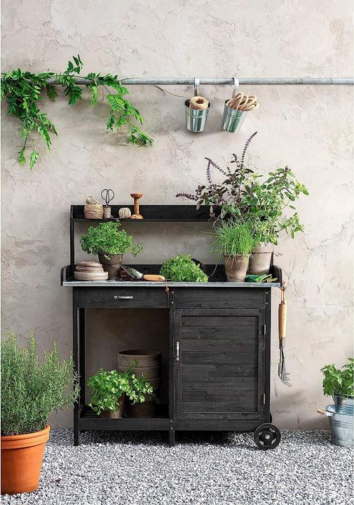 Image du produit Dehner Table de plantation en bois