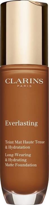 Actual product image Clarins EVERLASTING FOUNDATION 110W - MOCHA 30ml (119W, Mocha)