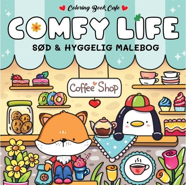 Legind Comfy Life - Cozy Coloring: Cute and Cozy Coloring Book (Deutsch, Englisch)