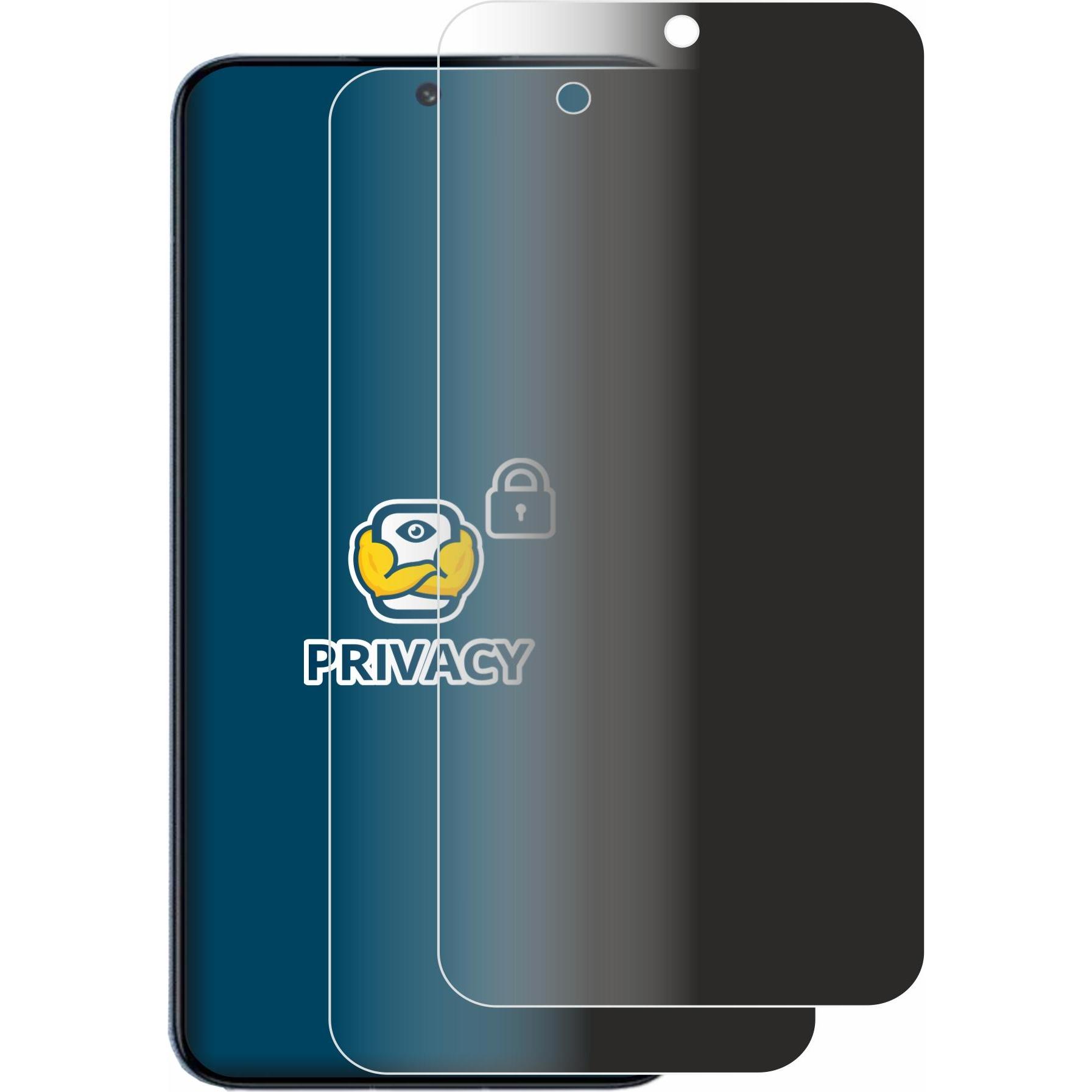 Thumbnail - BROTECT Sichtschutzfolie Anti-Spy Privacy Folie Blaulicht-Schutz (2 Stück, Xiaomi 13), Smartphone Schutzfolie, Blau