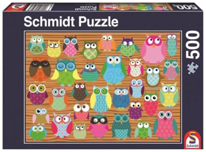 Actual product image Schmidt Spiele Owl Collage (500 pieces)