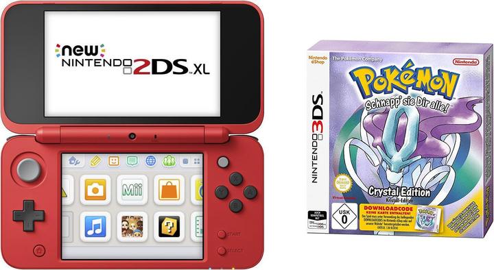 Produktbild Nintendo 2DS XL Pokéball + Pokémon Crystal