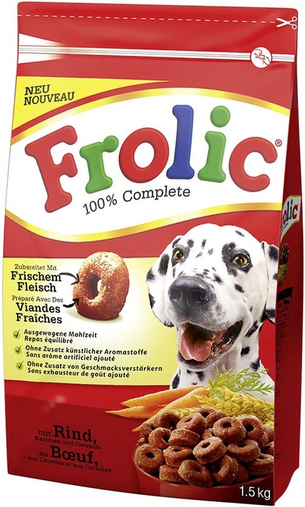 Immagine prodotto Frolic 100% Completo (Adulto, Junior, Senior, 1 pz., 1500 g)