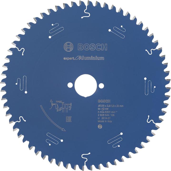 Produktbild Bosch Professional Zubehör Kreissägeblatt Expert for Aluminium, 230 x 30 x 2,8 mm, 64