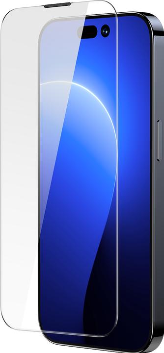 Actual product image Baseus All-glass Crystal Tempered Glass EasyStick Film (Cellular Dust-proof) iP14 (Pack of 2) (2 pcs., Apple iPhone 13, Apple iPhone 13 Pro, Apple iPhone 14 Pro)