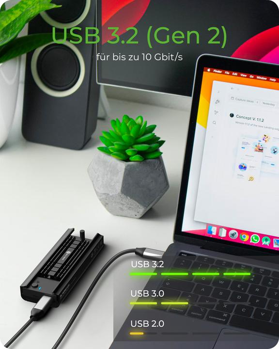 Immagine prodotto Icy Box IB-180MC-C31 (M.2 2242, M.2 2260, M.2 2280)