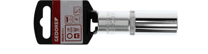 Produktbild Gedore Red red R61101814 Steckschlüsseleinsatz 1/2" 12-kant 18 mm Länge 77 mm (18 mm)