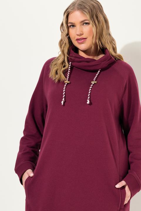 Produktbild Ulla Popken Sweatkleid, Stehkragen, Langarm, Taschen (50, 52)