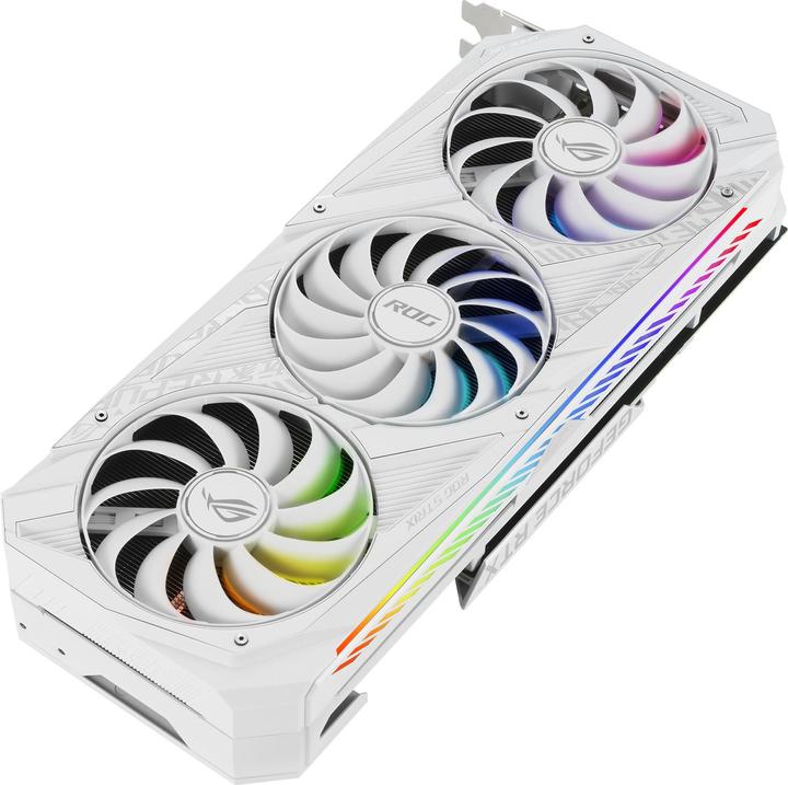 Produktbild ASUS GeForce ROG STRIX RTX 3080 O10G V2 WHITE (10 GB)