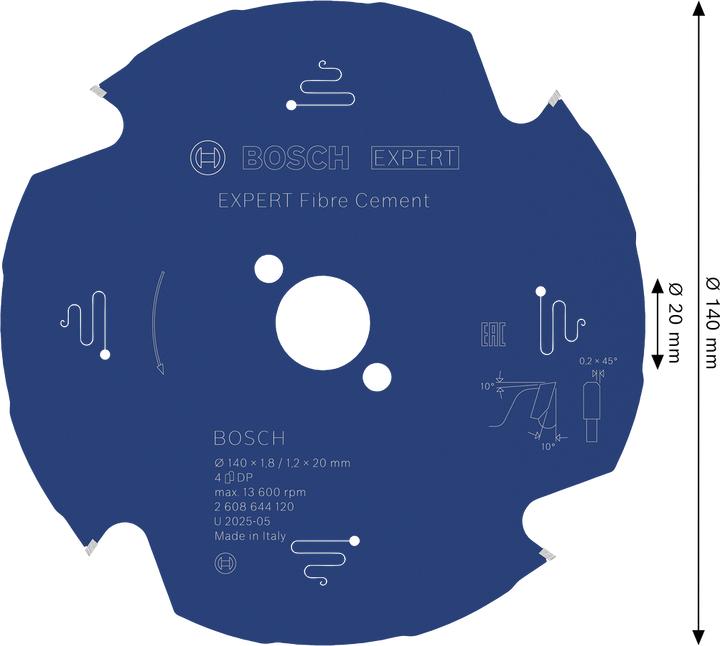 Actual product image Bosch Professional Zubehör Expert for Fibre Cement