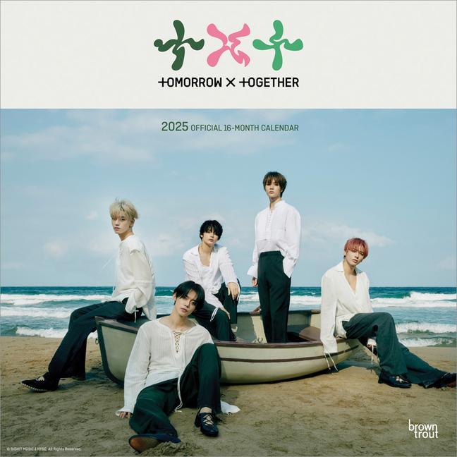 Actual product image TXT - Tomorrow X Together Boygroup 2025 - Wall Calendar (30.5 x 30.5 cm)