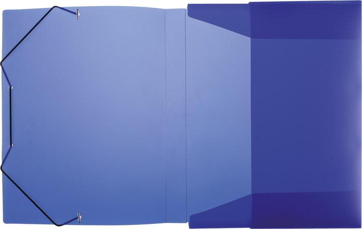 Image du produit Idena Classeur A4 élastique PP translucide bleu (A4, 1x)