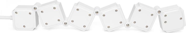 Image du produit Digitus Barrette flexible de 4 prises avec 2 ports USB et interrupteur (4 x, CEE 7/3, 1.60 m)