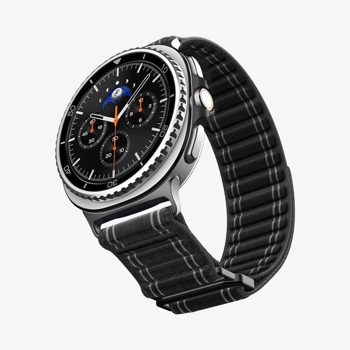 Actual product image Spigen WBFO Band for Samsung Galaxy Watch 8 / Classic (40/44/46mm) black (20 mm, 22 mm, Nylon)