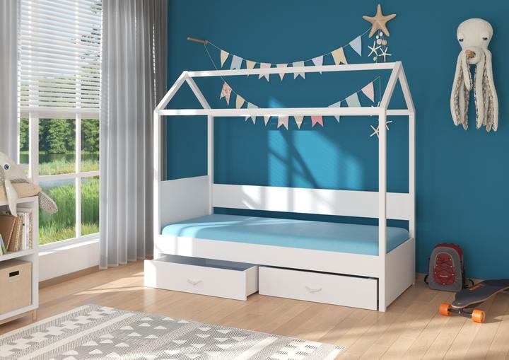 Image du produit ADRK Furniture Lit de maison avec matelas OTELLO 180x80 (180 x 80 cm)