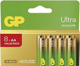 Produktbild GP Batteries GP Ultra Einmal alkalisch Batterie AA, 8-pack (8 Stk., AA)