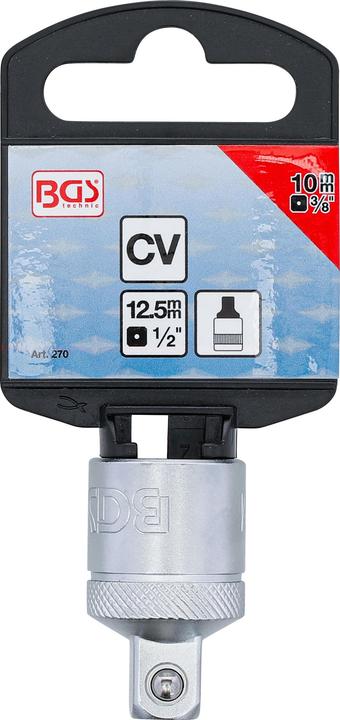 Actual product image BGS Socket spanner adapter (10 mm, 12.5 mm)