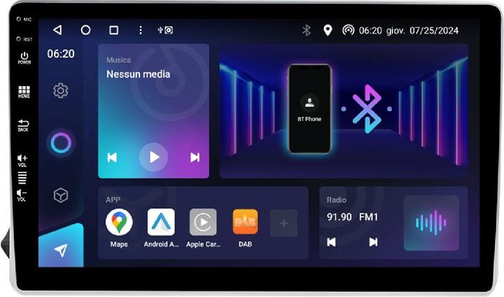 Actual product image Phonocar MediaStation 10.1" DAB+ for Nissan (Android car, Apple Carplay)