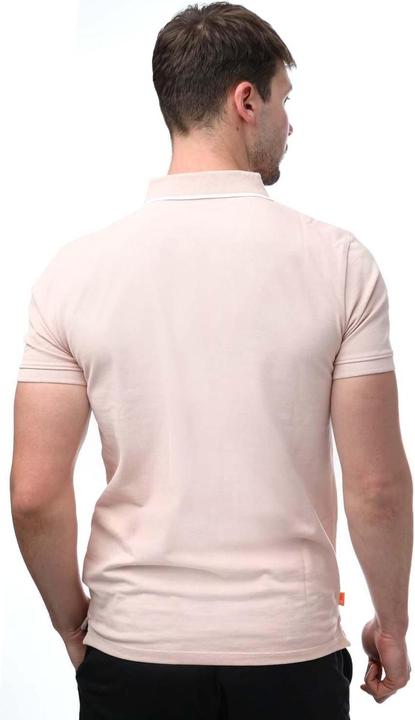 Actual product image Timberland Mens Printed Short-Sleeved Polo Shirt (L)