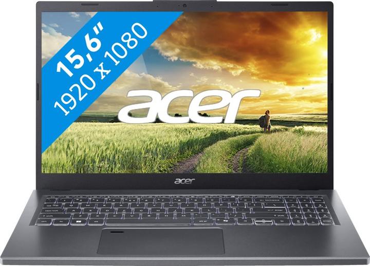 Actual product image Acer Aspire 15 (15.60", 512 GB, 16 GB, Eng. Int., Intel Core i5-13420H)