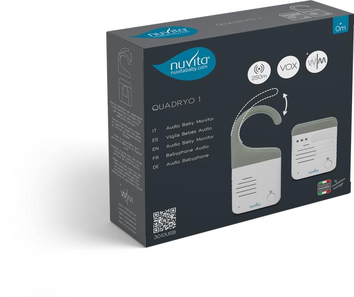 Nuvita Babyphone/Digital Audio Baby - grau (Baby Monitor Audio)