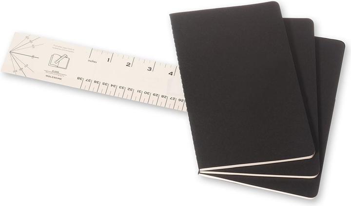 Image du produit Moleskine Cahier (A5, À rayures, Couverture souple)
