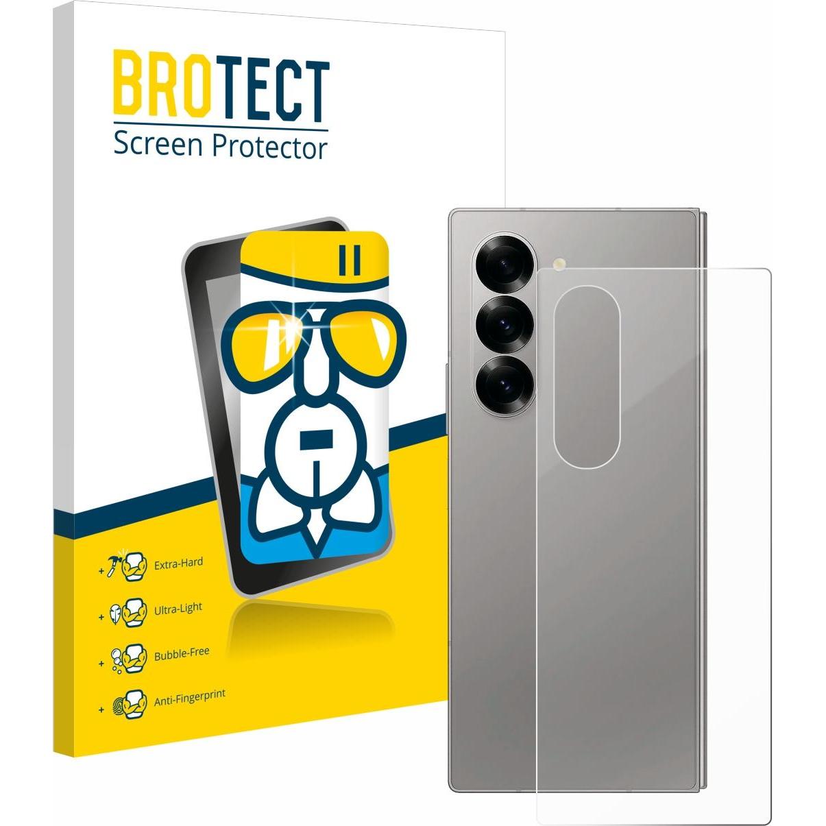 BROTECT Schutzglas Schutzfolie Glas Folie Displayschutz klar (1 Stück, Samsung Galaxy Z), Smartphone Schutzfolie, Transp...