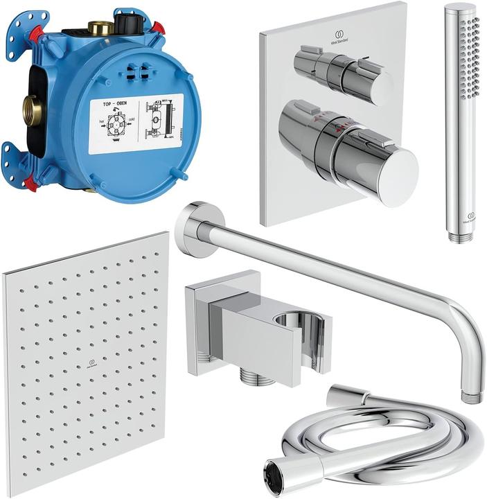 Ideal Standard IDS fitting package UP Ceratherm C100 chrome