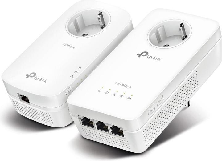 TP-Link AV1200 Gigabit Passthrough Powerline ac WLAN KIT, tot 1200MBit/s (1350 Mbit/s)