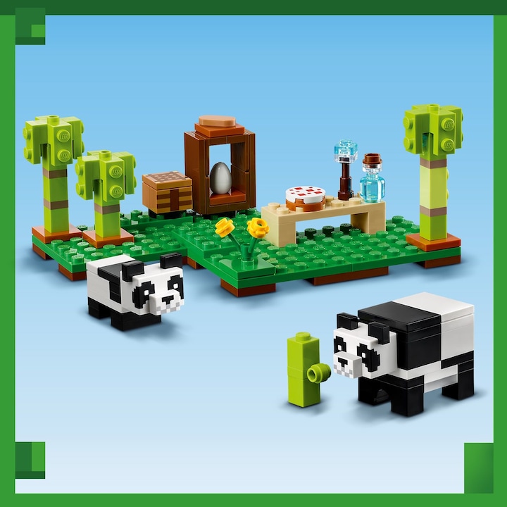 Image du produit LEGO La maison des pandas (21245, LEGO Minecraft)