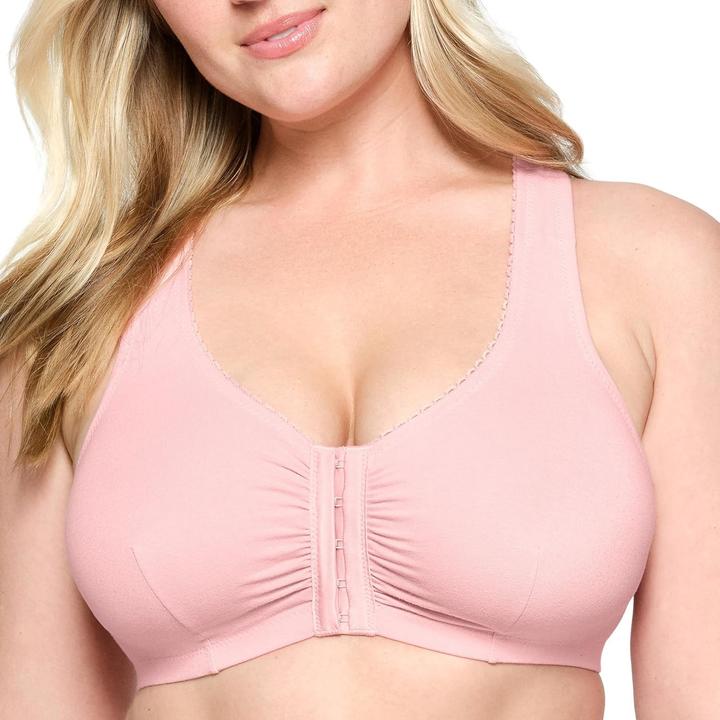 Actual product image Glamorise Rame Front Close Cotton Bra (85 E)